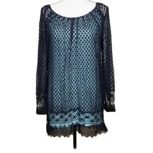 ⭐LAST CHANCE SALE ⭐$5⭐ UMGEE LACE OVERLAY BOHO TUNIC DRESS⭐CLEARANCE⭐